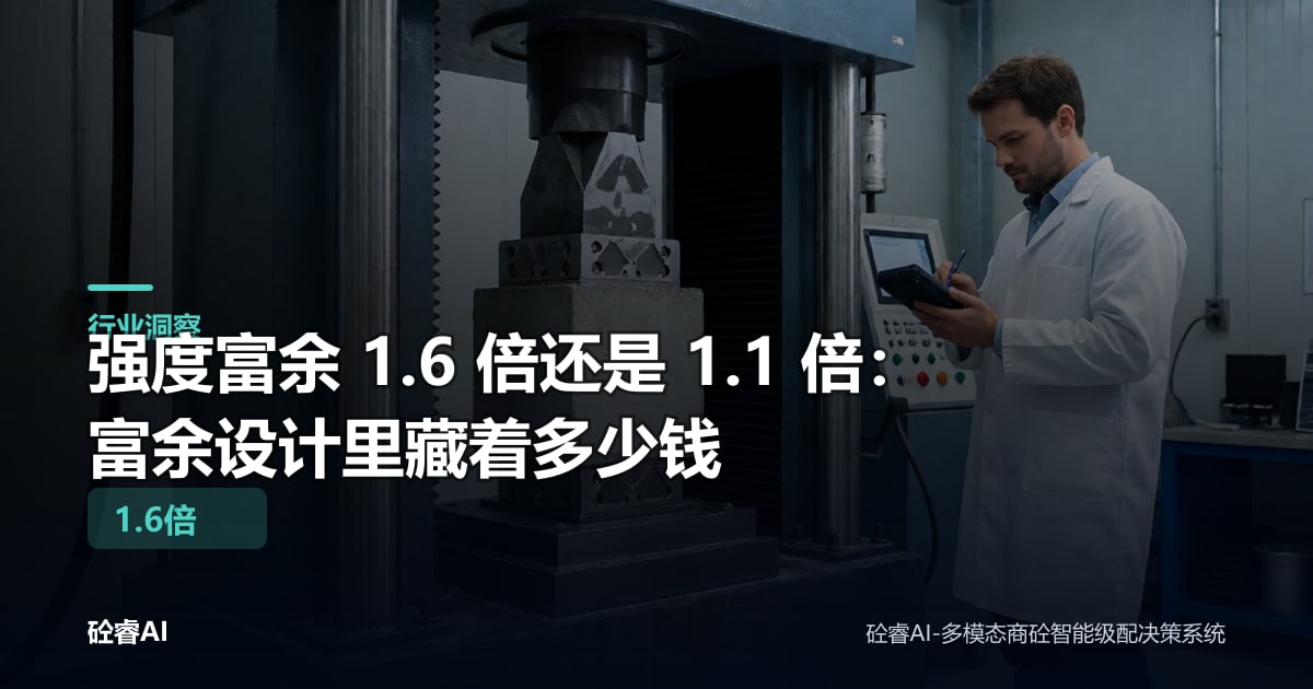 强度富余 1.6 倍还是 1.1 倍：富余设计里藏着多少钱